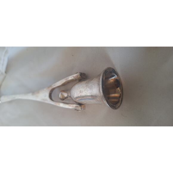 Vintage Silverplate Tilting Candle Snuffer 8.8" Pineapple Handle- As Found - Picture 3 of 7